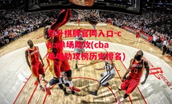 东升棋牌官网入口-cba单场助攻(cba单场助攻榜历史排名)